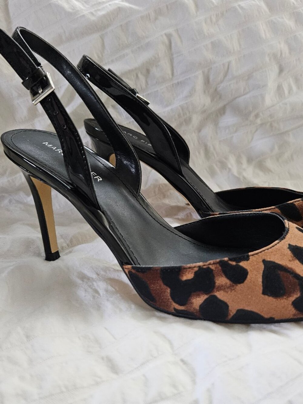 Slingback Leopard print heels